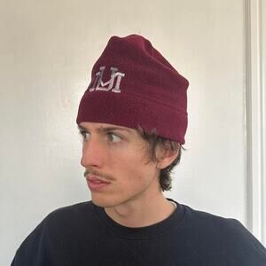 Vintage Y2K UM University of Montana Griz Beanie Hat Skullcap